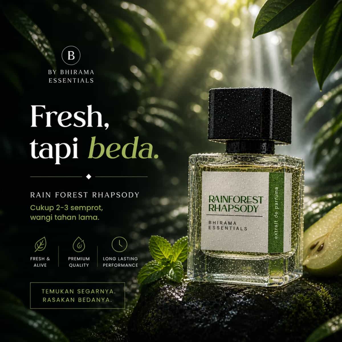 Bhirama Rainforest Rhapsody Extrait de Perfume - Fresh Green Forest-5